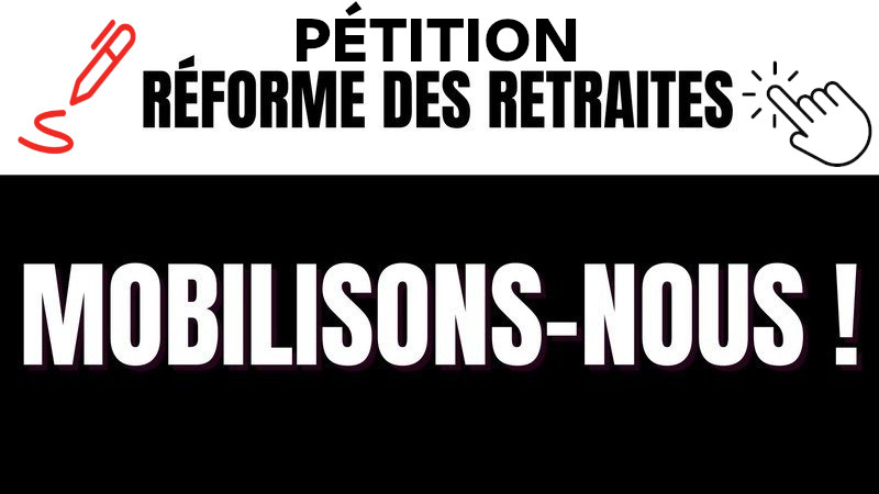Signer la pétition - Retraites : non à cette réforme injuste et brutale !