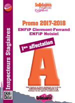 Guide première affectation Inspecteurs stagiaires - Promotion 2017/2018 