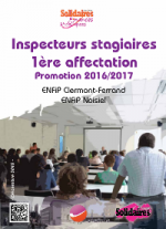 Guide première affectation Inspecteurs stagiaires - Promotion 2016/2017