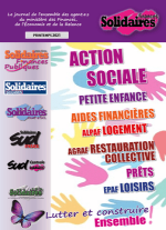 Plaquette Solidaires Action Sociale 2021