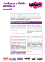 L’intelligence artificielle aux Finances - GT du 26/09/2025