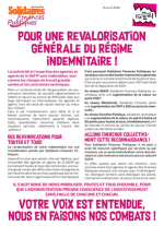 Pour une revalorisation générale du régime indemnitaire !