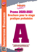 Brochure stage pratique Inspecteurs stagiaires - Promo 2020-2021 
