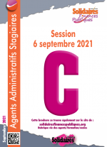  Brochure Agents Administratifs stagiaires - Session du 6 septembre 2021