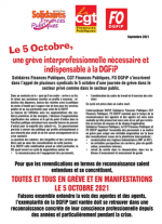 Le 5 octobre une grève interprofessionnelle nécessaire et indispensable à la DGFiP