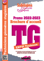 Brochure d(accueil Technicien Géomètre stagiaire - Promo 2022-2023 