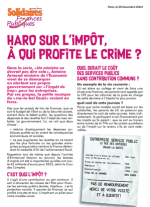 Haro sur l'impôt, à qui profIte le crime ?