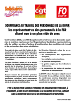 SOUFFRANCE AU TRAVAIL DES PERSONNELS DE LA DGFIP, les représentant·es des personnels à la FSR disent non à un plan vide de sens
