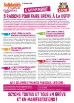 5 novembre : 5 raisons pour faire grève à la DGFiP