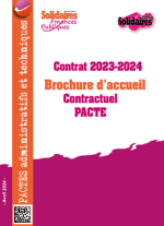 Contrat 2023-2024 - Brochure d’accueil Contractuel PACTE