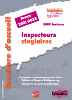 Brochure d'accueil Inspecteurs stagiaires informatique/cadastre promo 2021/2022