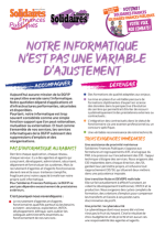 Tract #6 : Notre informatique n’est pas une variable d’ajustement