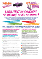 Tract #1 : L’utilité d’un syndicat se mesure à ses actions