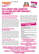 Pas d’argent pour augmenter les salaires des fonctionnaires ! Vraiment ? 