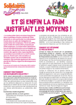 Restauration collective : et si enfin la faim justifiait les moyens !