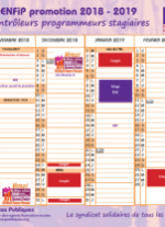  Calendrier ENFIP Contrôleur Programmeur 2018-2019