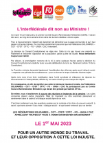 Tract Solidaires Finances : l'interfédérale dit non au Ministre !